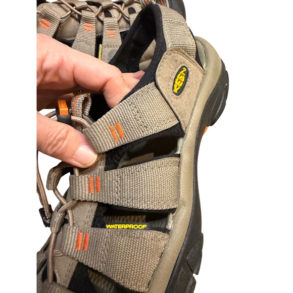 Keen Other - Keen Newport H2 Mens Waterproof Hiking Sandals Tan Orange Outdoor Shoes